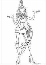 Winx club coloring pages