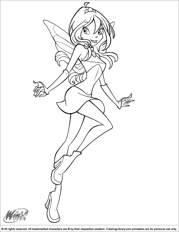 Printable coloring page