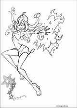 Winx club coloring pages