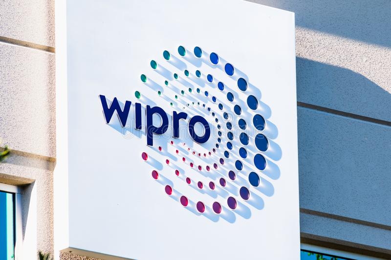 Wipro logo stock photos