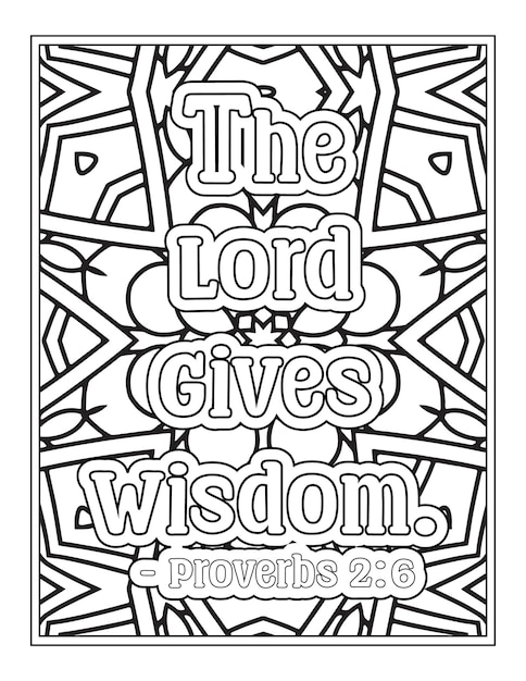 Premium vector bible verse quotes coloring pages for kdp coloring pages