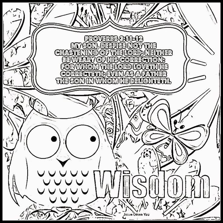 Wisdom proverbs coloring page bible verse coloring page bible verse coloring bible coloring pages