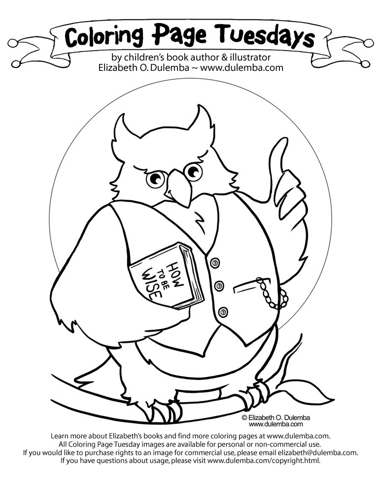 Coloring page tuesday