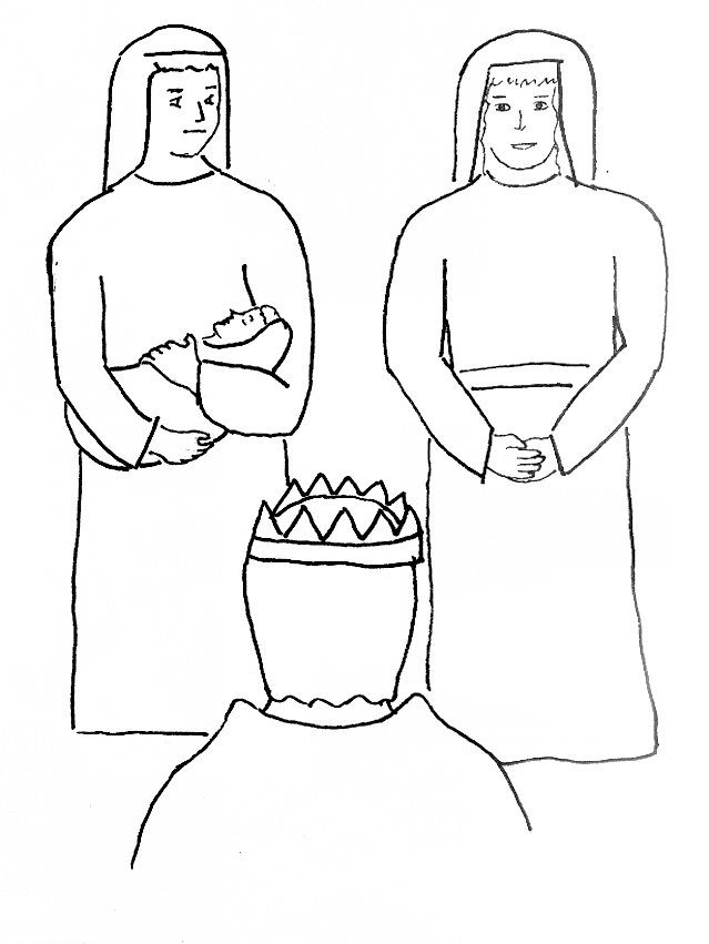 Bible story coloring page god gives solomon wisdom free bible stories for children