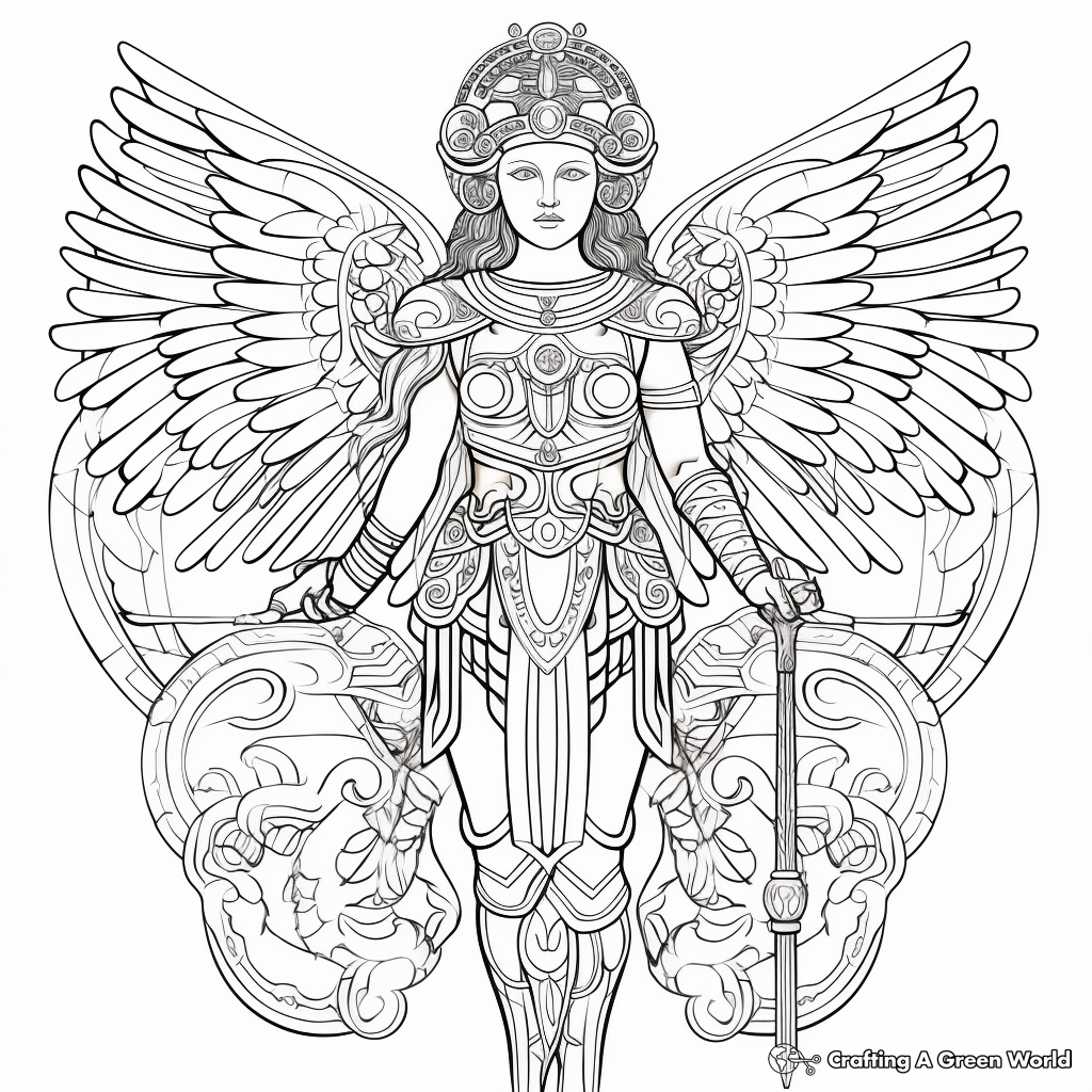 Greek gods coloring pages