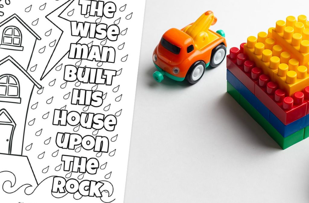 The wise man built printable matthew