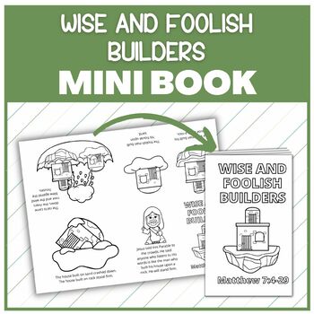 Wonderful wise foolish builders crafts and activities