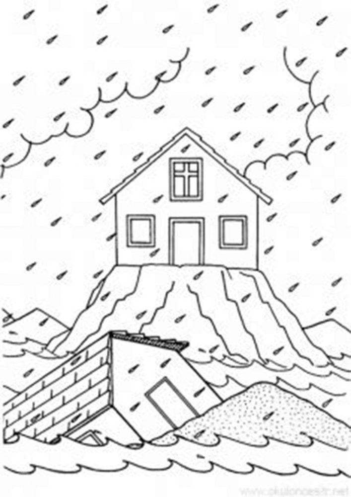 Free easy to print house coloring pages