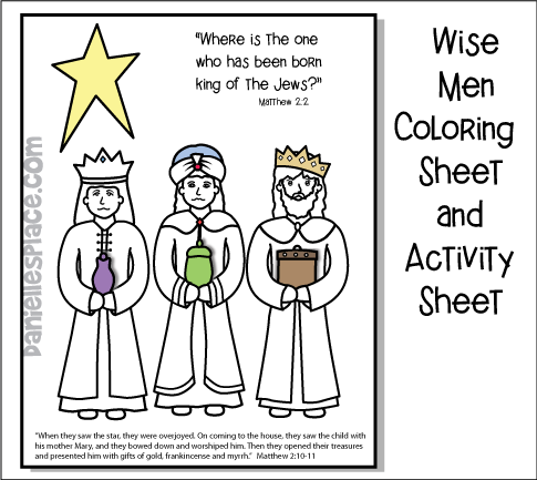 Wise men crafts for kids