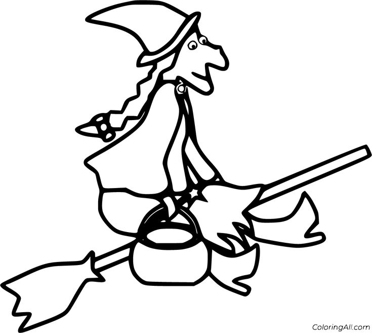 Free printable room on the broom coloring pages in vector format easy to print from any device and aâ room on the broom coloring pages cartoon coloring pages