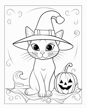 Halloween cat pages