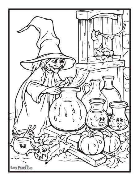 Printable witch coloring pages â sheets