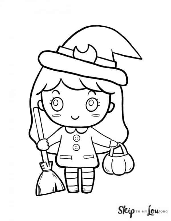 Witch coloring pages skip to my lou