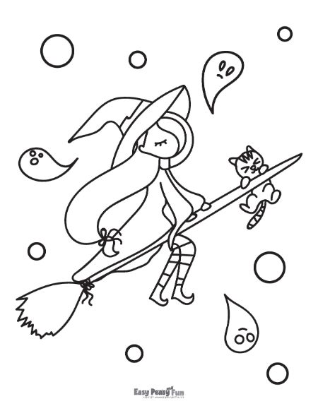 Printable witch coloring pages â sheets