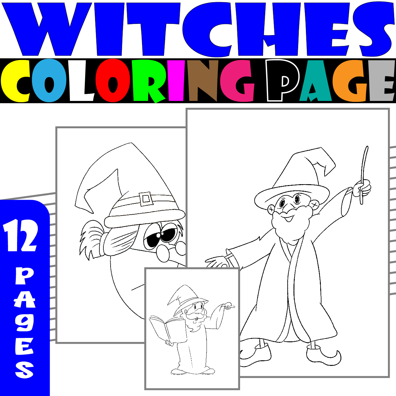 Cute witches coloring pages all about halloween witches coloring pages made by teachers