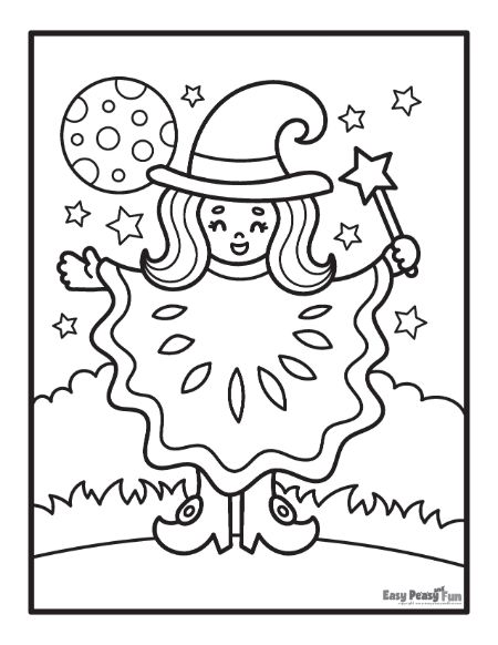 Printable witch coloring pages â sheets