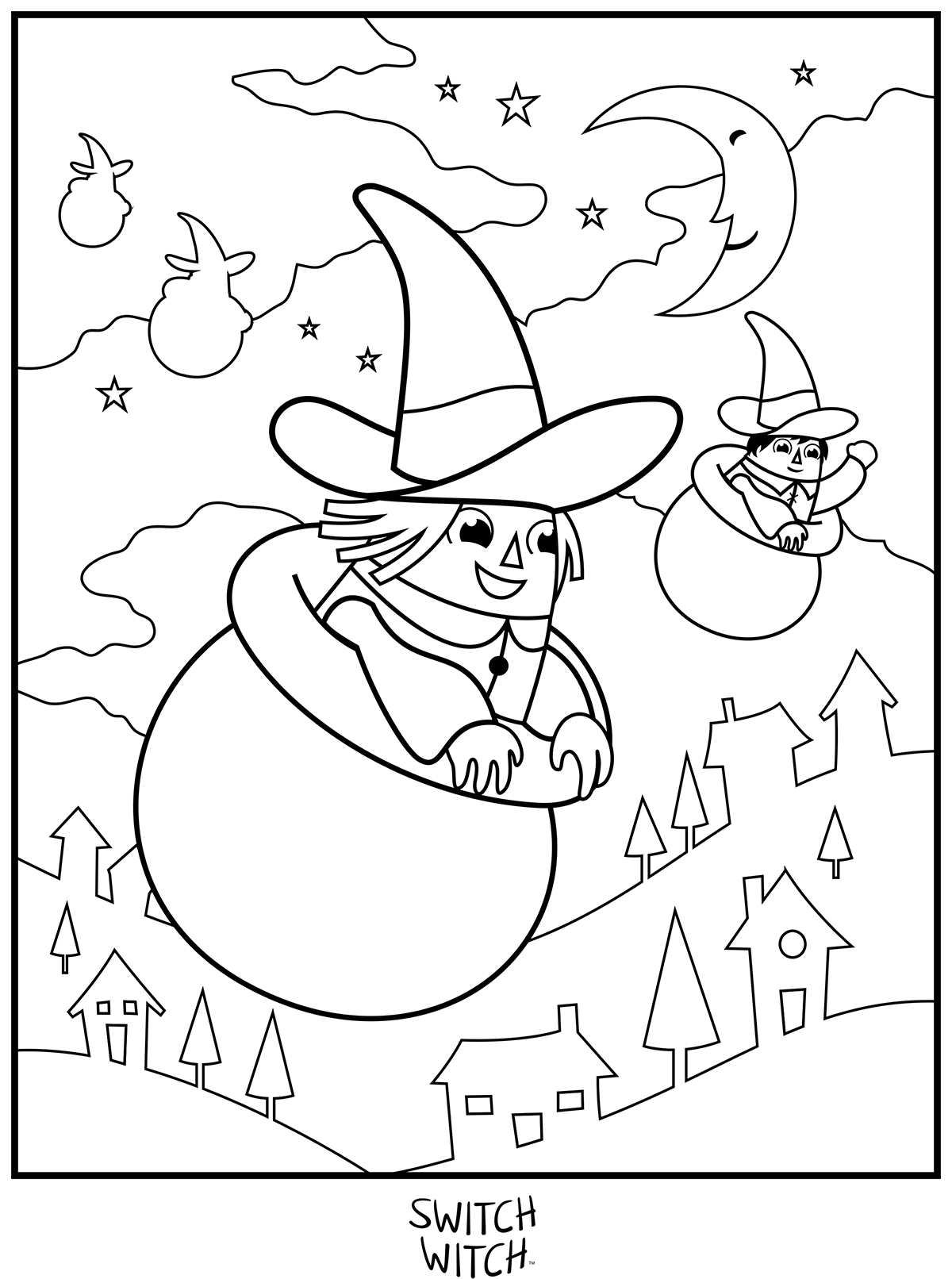 Coloring pages â the original switch witchâ