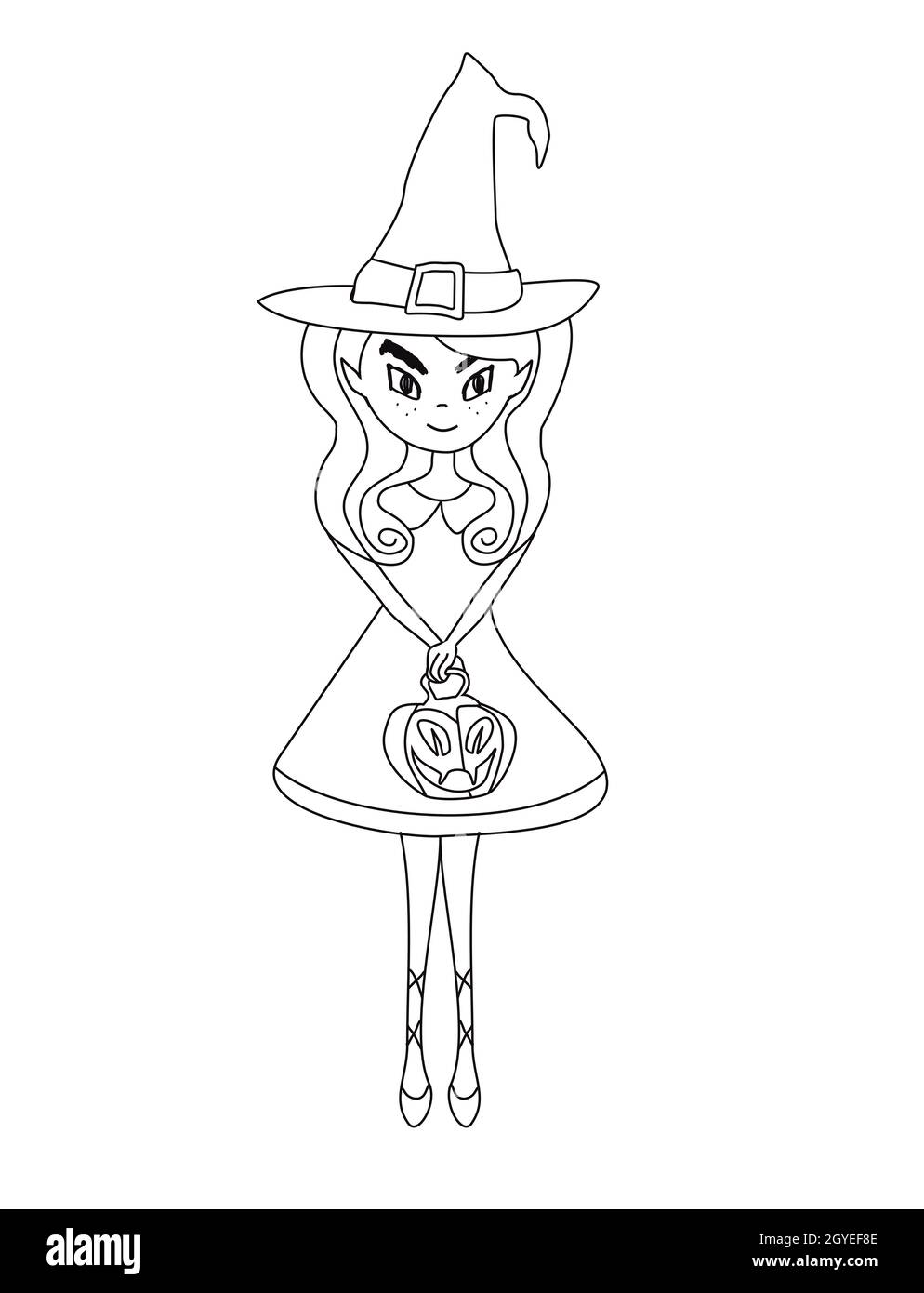 Coloring for halloween cut out stock images pictures