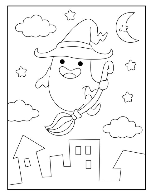 Page witch coloring pages images