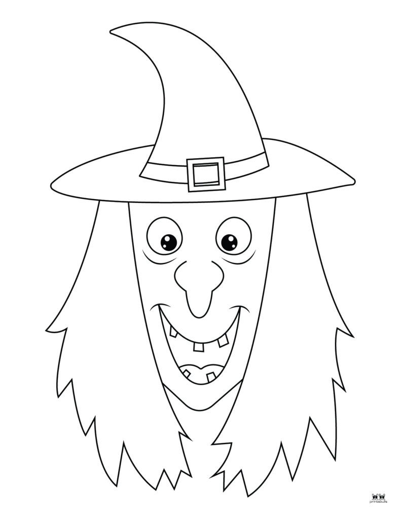 Witch coloring pages