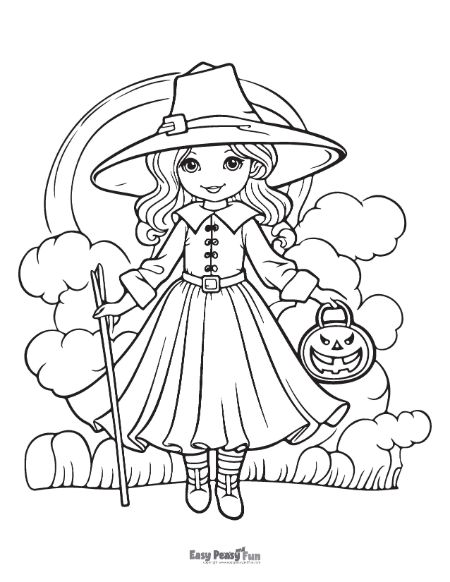 Printable witch coloring pages â sheets