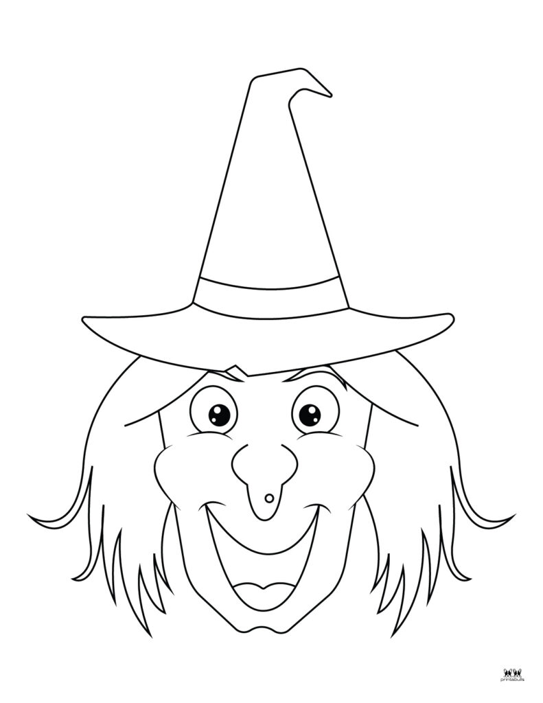 Witch coloring pages