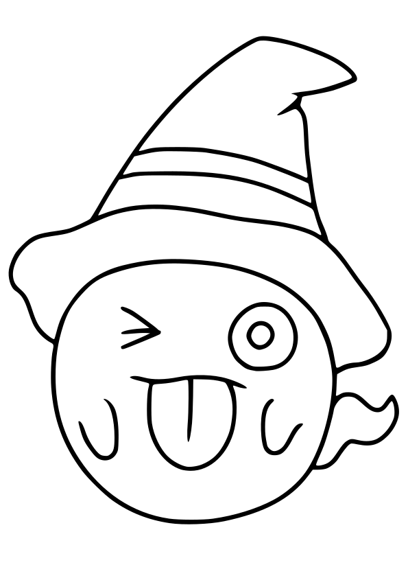 Ghost drawing for coloring page free printable nurieworld