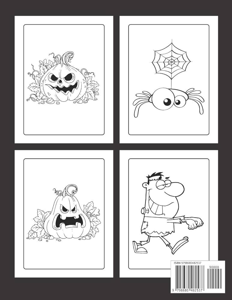 Spirit halloween coloring book for teens teens and kids coloring book halloween coloring book with witches ghost bats and more escobedo byron books