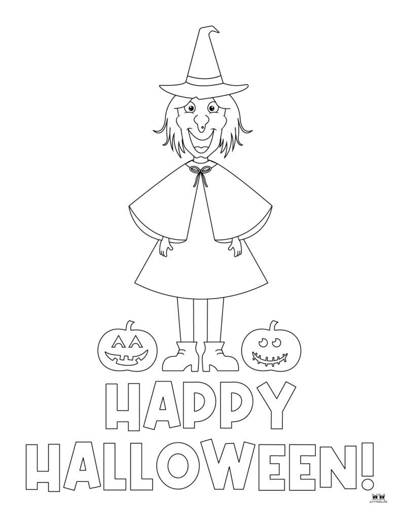 Witch coloring pages