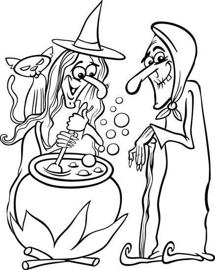 Printable halloween witches coloring page for kids witch coloring pages coloring pages halloween coloring pages