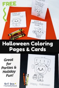 Free halloween coloring pages cards for special holiday fun