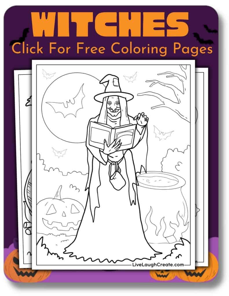 Halloween coloring pages free pdf printables