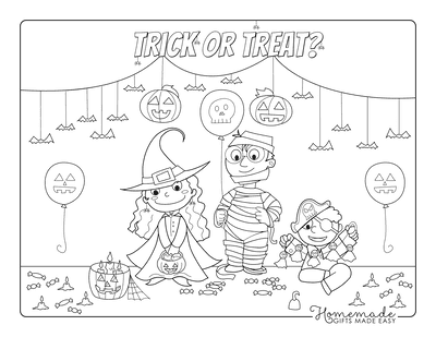 Free printable halloween coloring pages