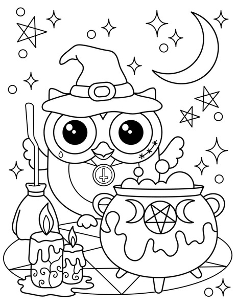Thousand coloring page witch royalty