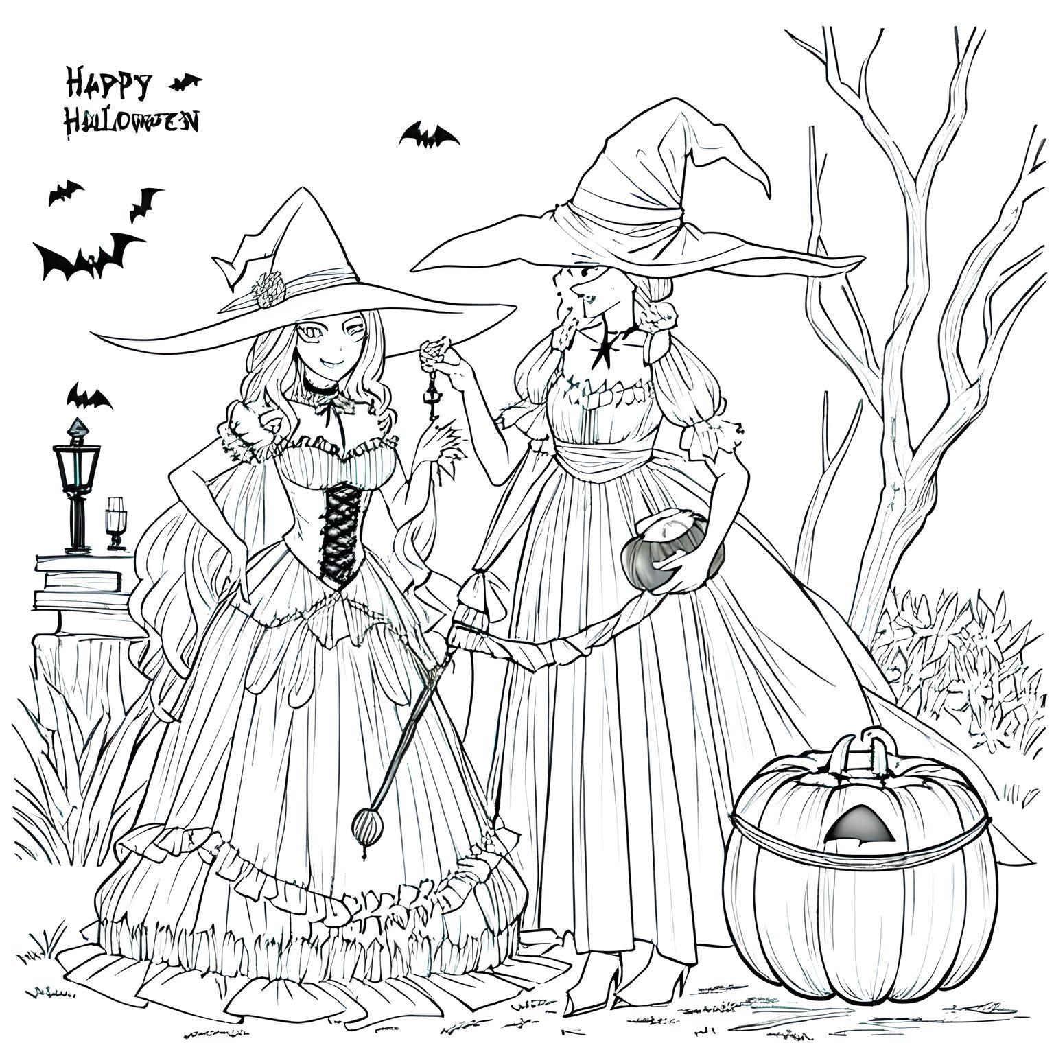 Halloween coloring pages free printable coloring pages