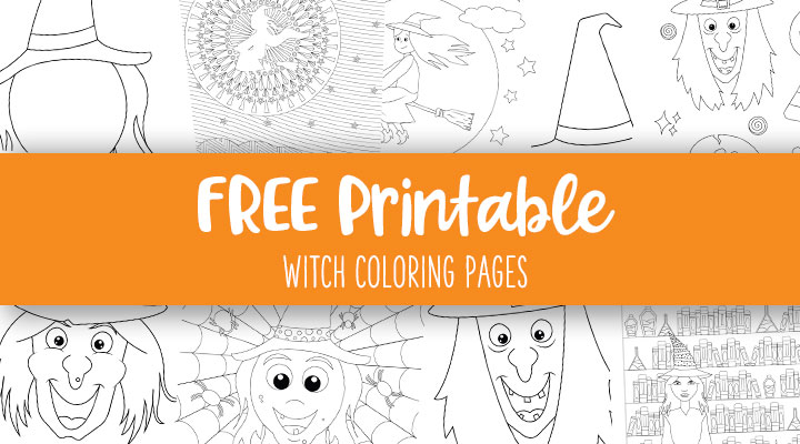 Witch coloring pages