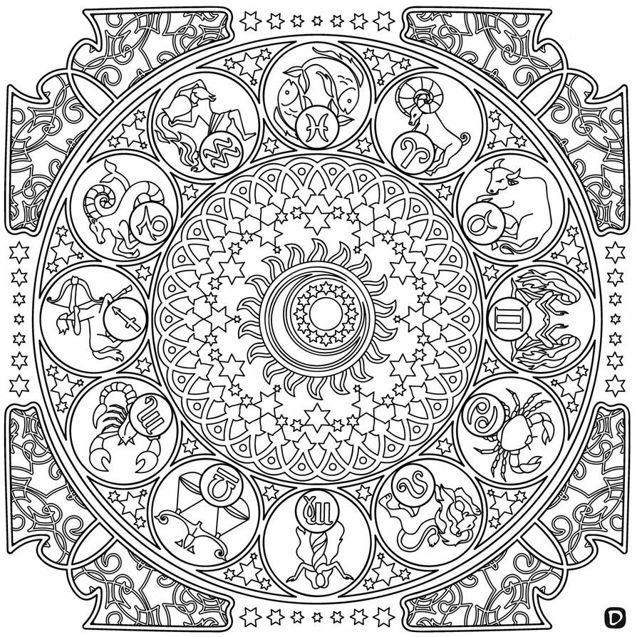 Pin by sandra regina arienzo on coloring witch coloring pages moon coloring pages mandala coloring pages