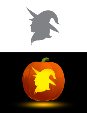 Free printable witch pumpkin stencils