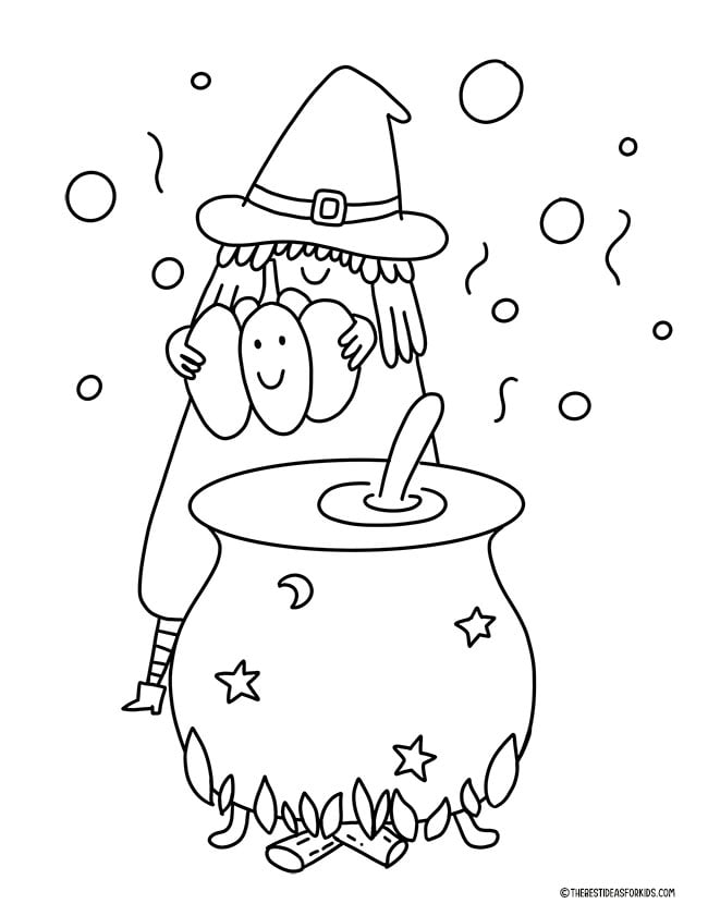 Halloween coloring pages free printables