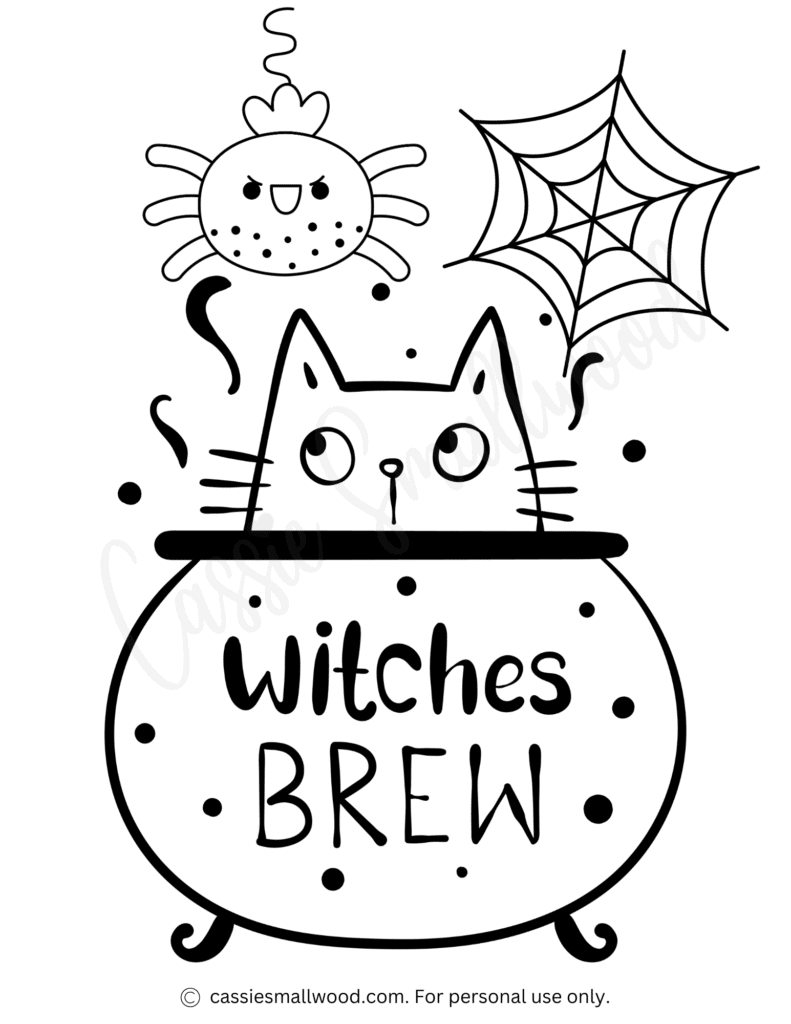 The best witch coloring pages