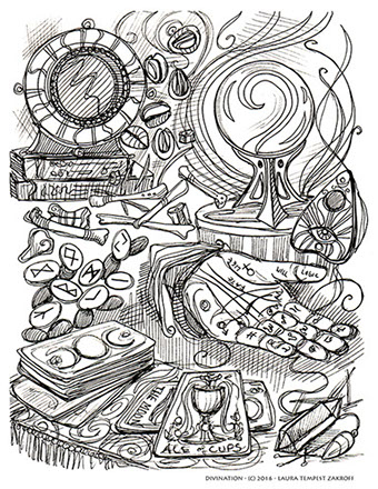 Arts coloring books art by laura tempest zakroff