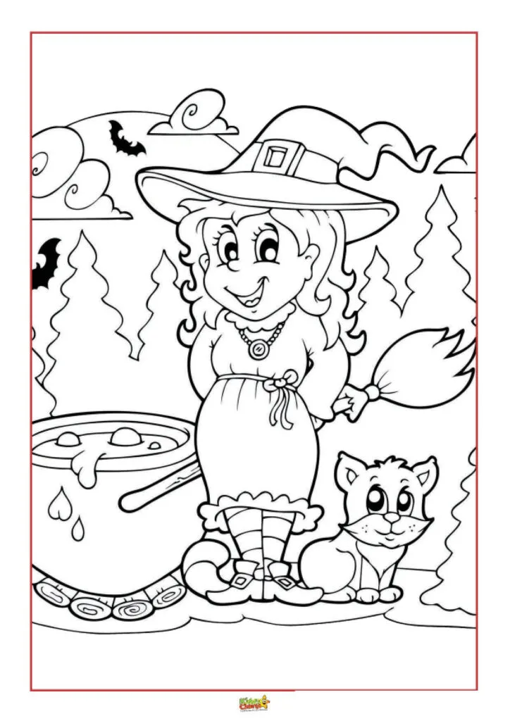 Halloween coloring pages for kids