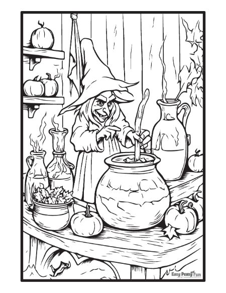 Printable witch coloring pages â sheets