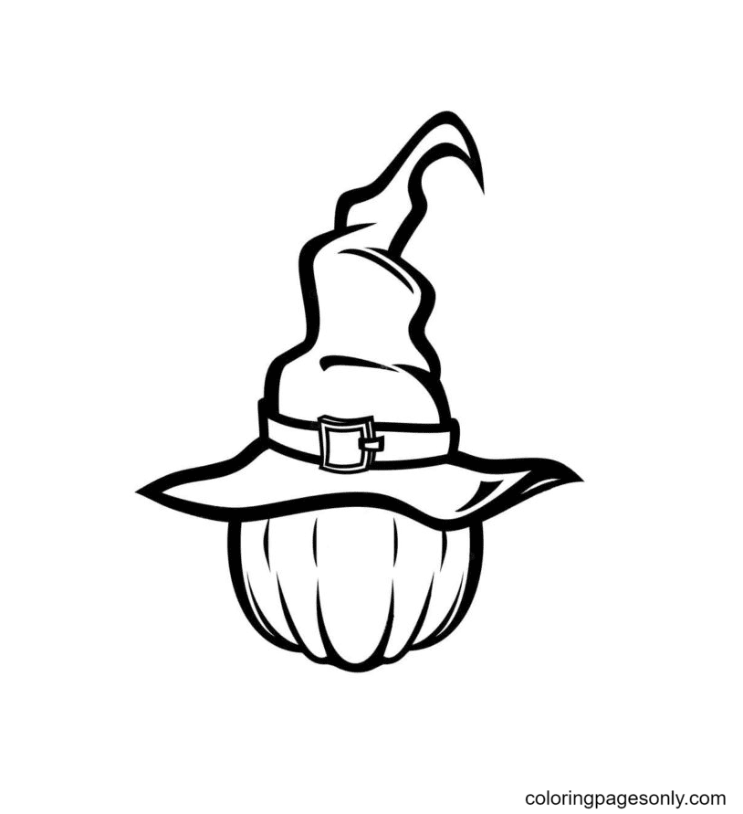 Witch hat coloring pages printable for free download