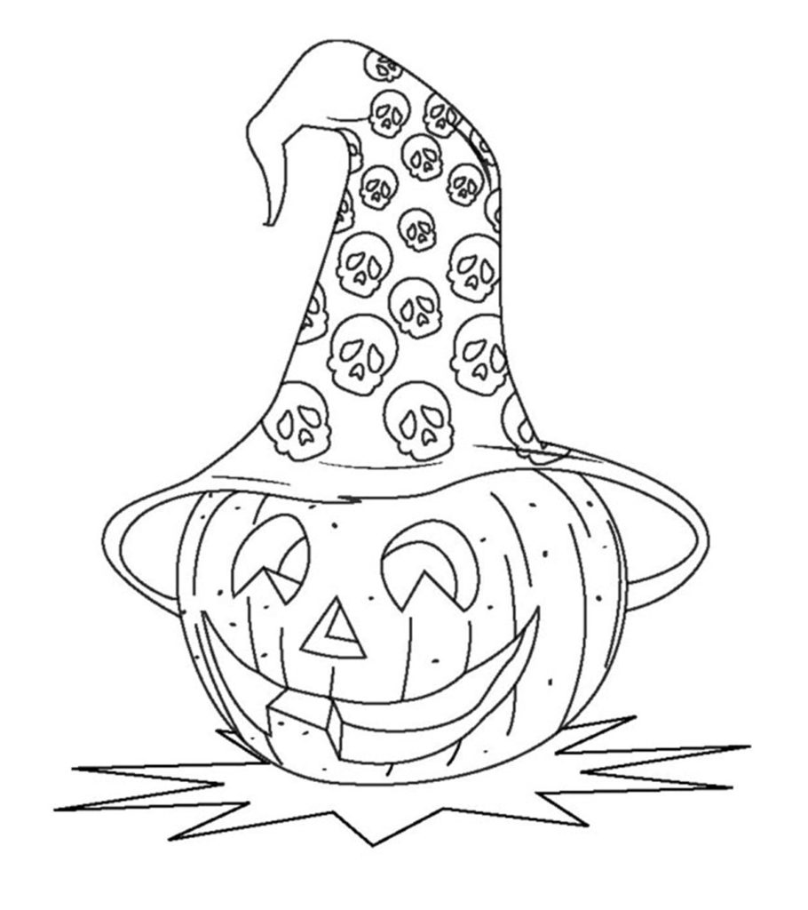 Top free printable halloween pumpkin coloring pages online
