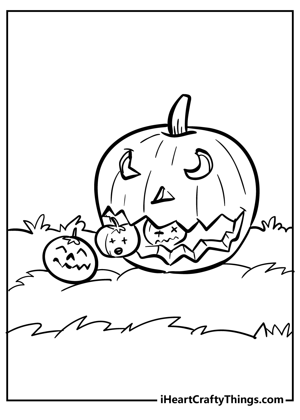Printable pumpkin coloring pages free printables