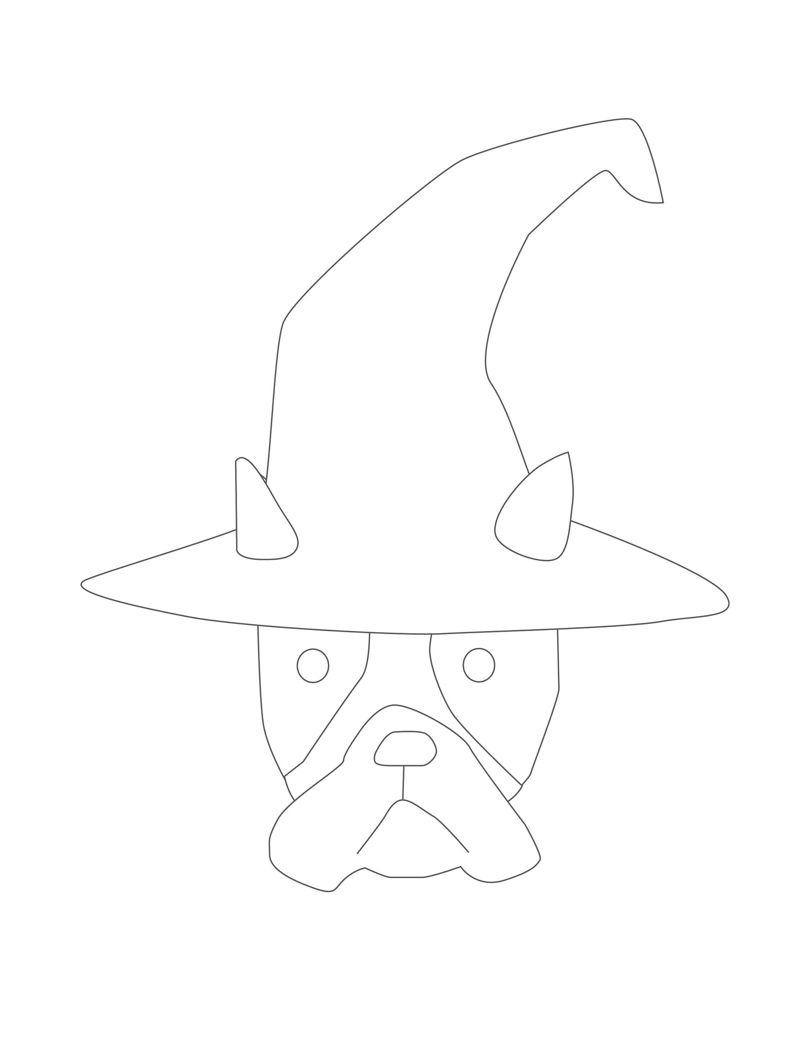 Halloween puppy dog faces coloring pages cards â