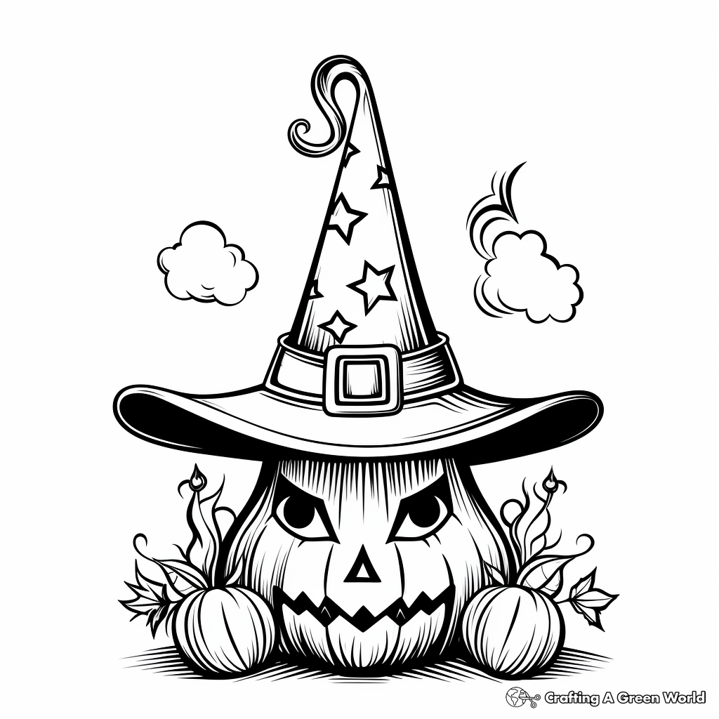 Unicorn pumpkin coloring pages