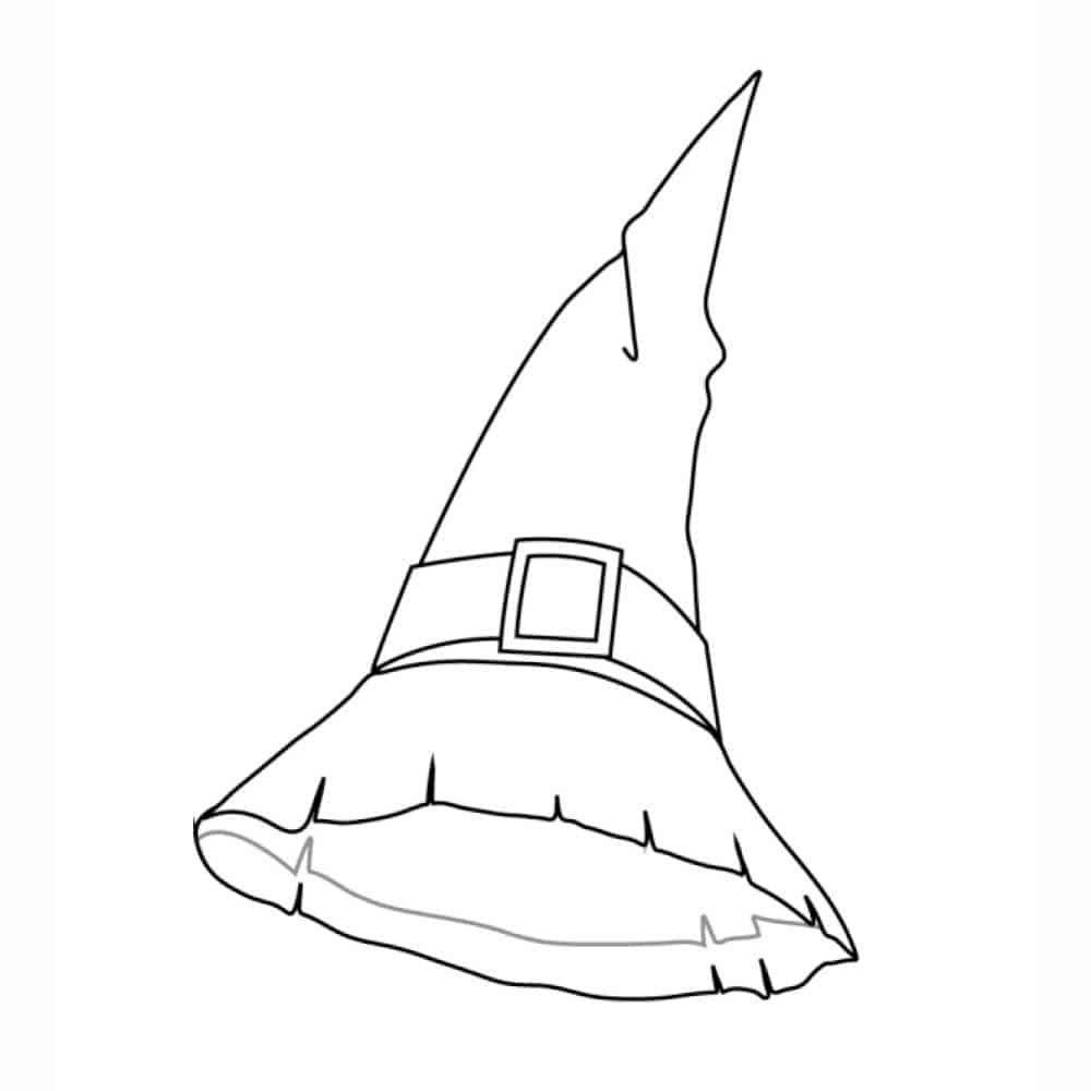 Witch hat drawing skip to my lou