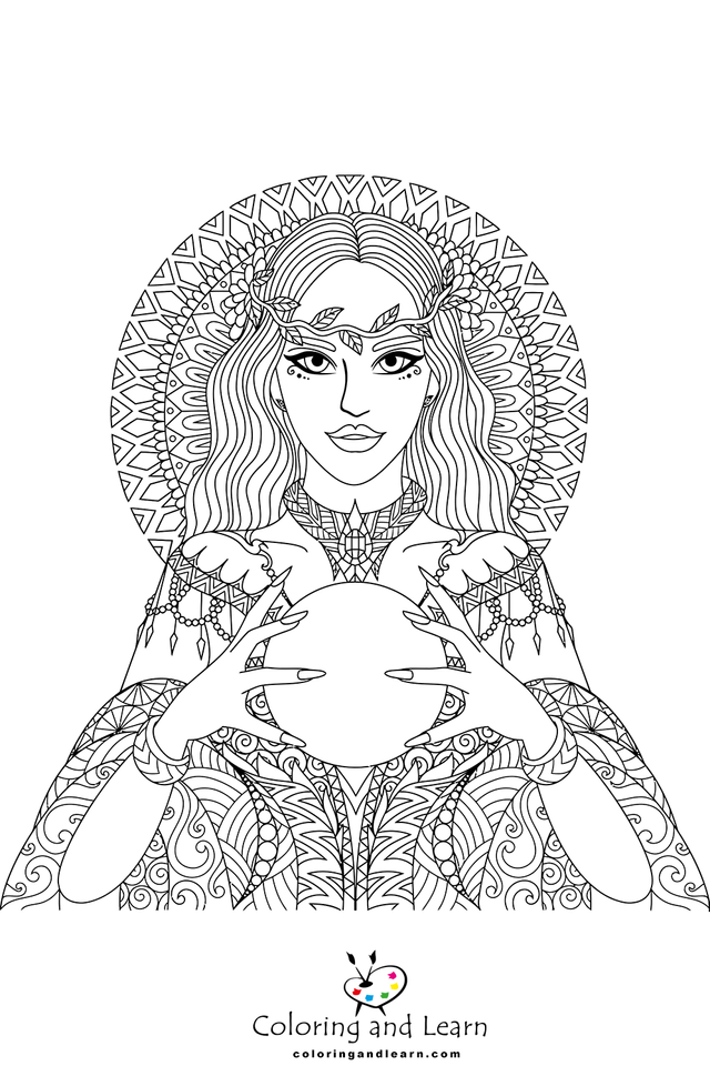 Witch coloring pages for adults rcoloringpages